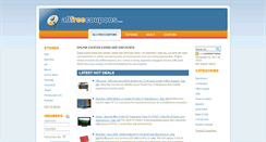 Desktop Screenshot of allfreecoupons.com